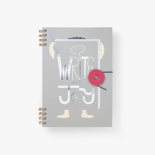 B6 notebook - Daijiro Ohara/We write with joy(Grey)