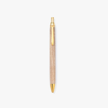 Handcrafted ballpoint pen - Taiwanese golden rain tree
