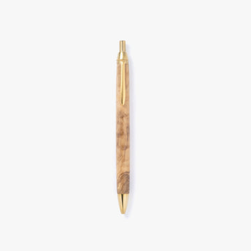Handcrafted ballpoint pen - オリーブウッド
