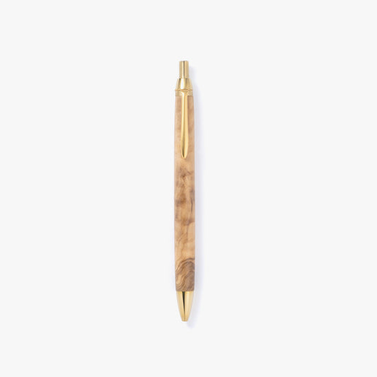 Handcrafted ballpoint pen - オリーブウッド