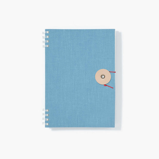 B6 notebook - 製本クロス / Sky