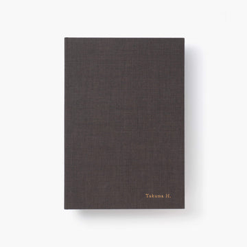 名入れノート - A5 notebook/Grey