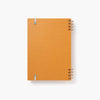 B6 notebook - Blockcloth / Orange