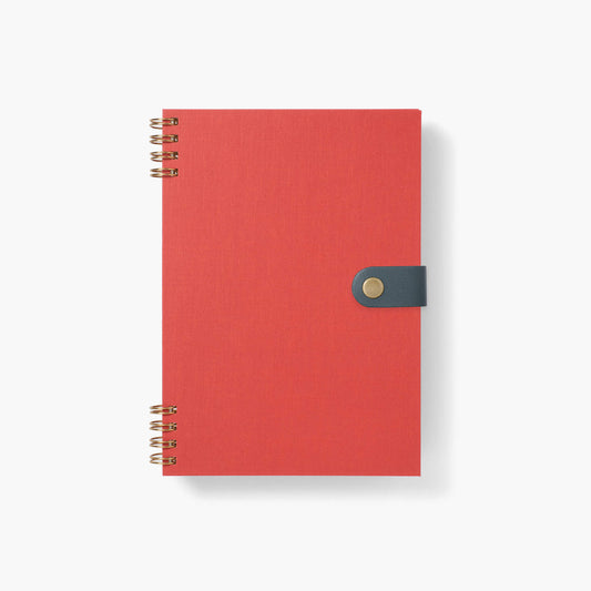 B6 notebook - 製本クロス / Red