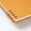 B6 notebook - Blockcloth / Orange