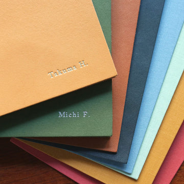 B6 notebook - 製本クロス / Green