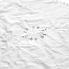 PAPER LEATHER COASTER - WHITE